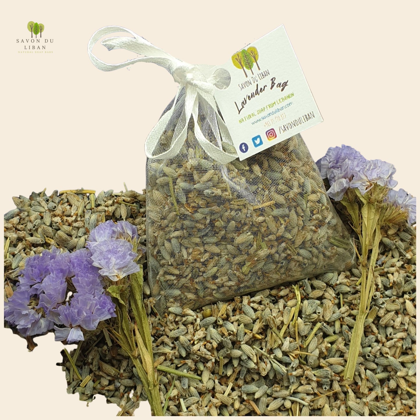 Natural Lavender Bags - 10 grams of pure lavender