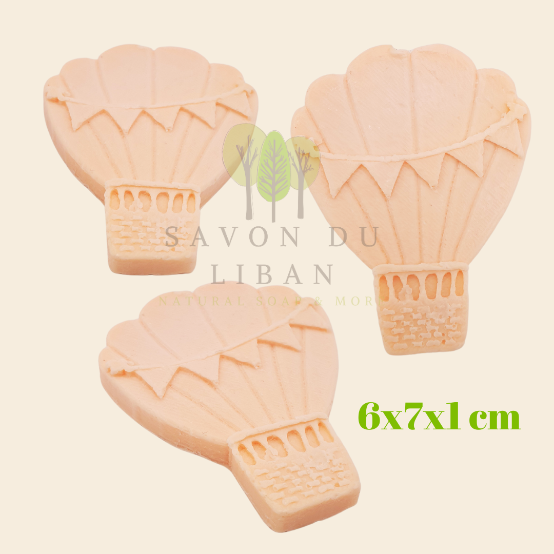 Soaps from the Sky: Hot Air Balloon, perfect for newborn return gifts by Savon Du Liban