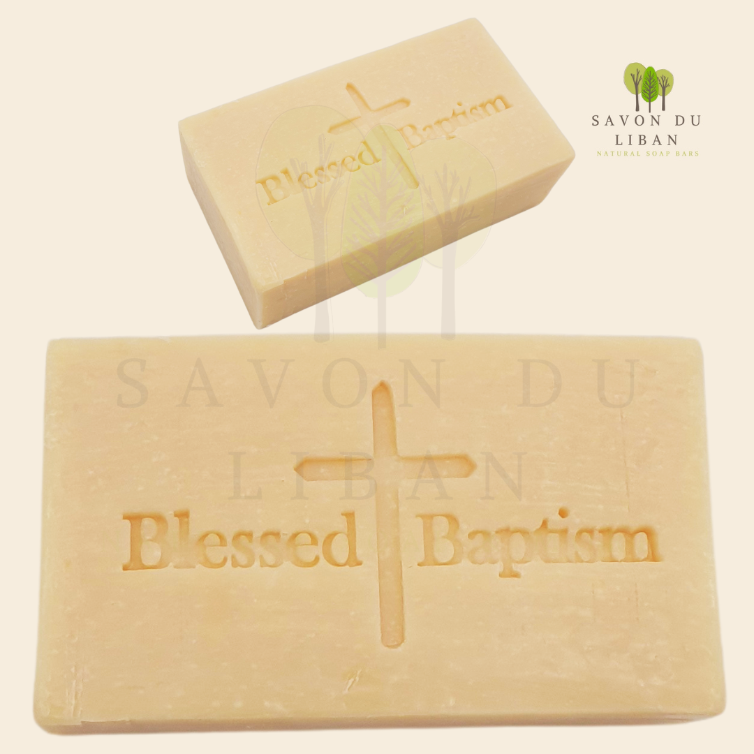 Baptism Stamped Natural Soap