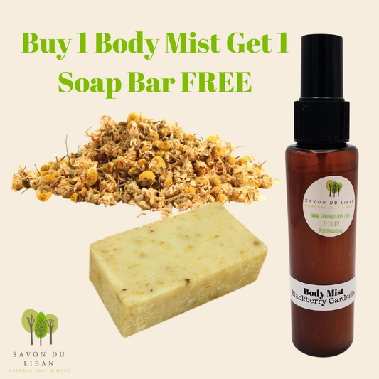 Buy 1 Body Mist Get 1 Soap Bar FREE