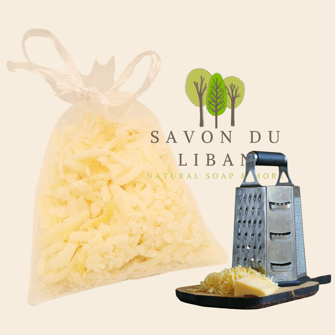 Natural Grated Soap Bags "Baresh Saboun" - Refreshing Aromas for Closets & Drawers