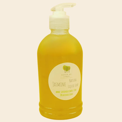 Natural Liquid Soap Dispenser 500ml: Jasmine