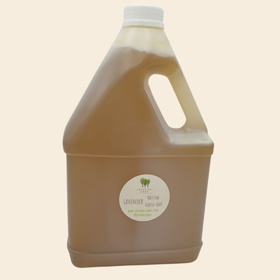 Natural Liquid Soap Gallon 3 Liters: Lavender