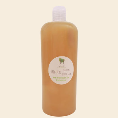 Natural Liquid Soap Bottle 1 Liter: Original