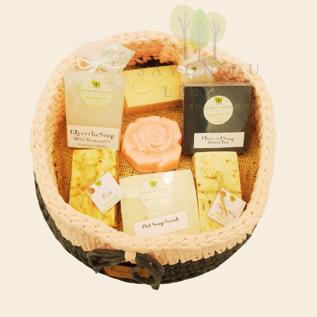 "Time for Mama" Crochet Basket Gift Set