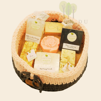 "Time for Mama" Crochet Basket Gift Set