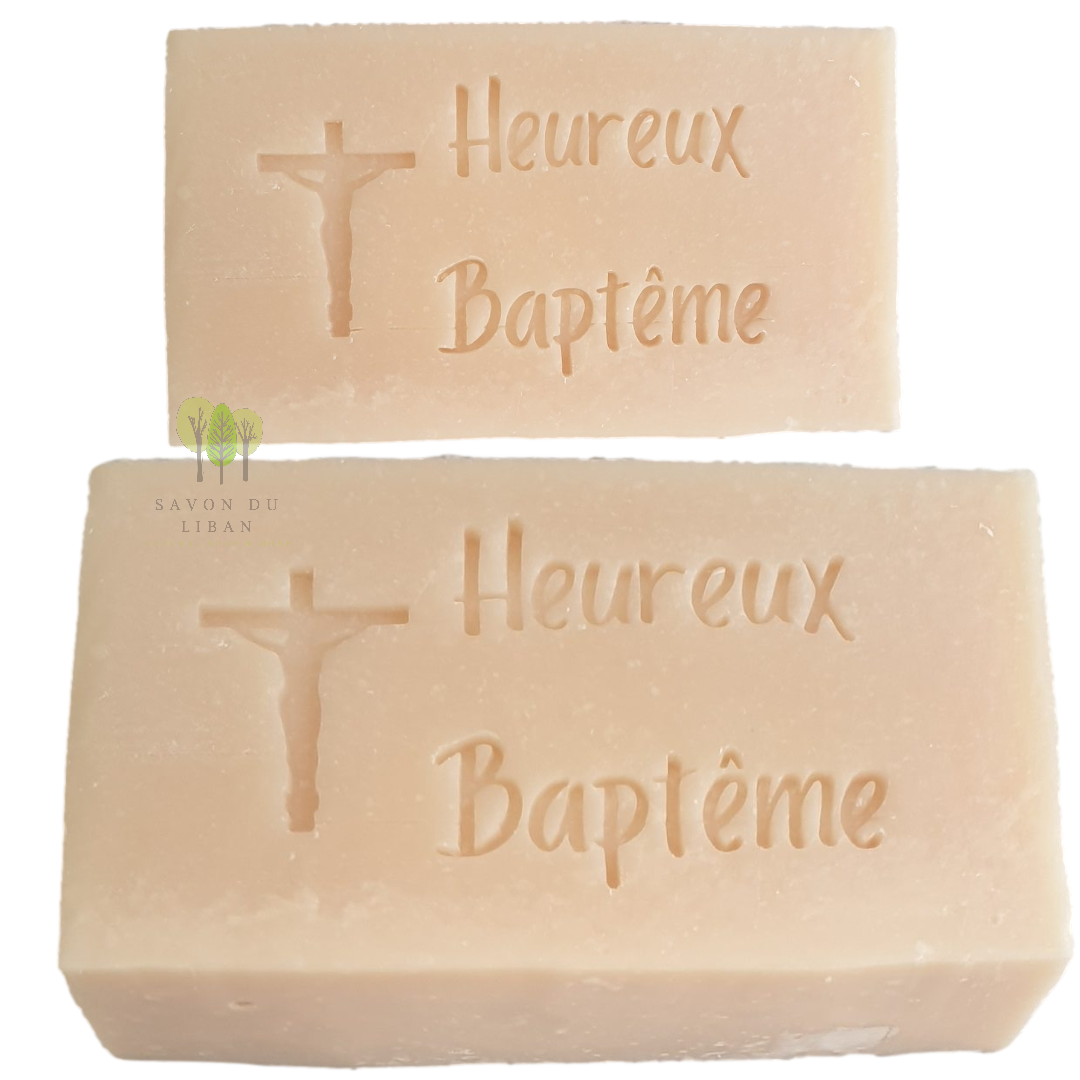 Natural Soap Bars from Lebanon - Stamped By Hand - Heureux Bapteme